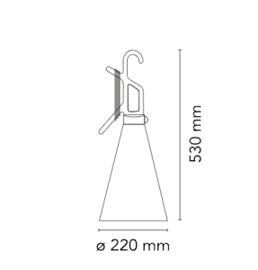 lampada mayday dimensioni
